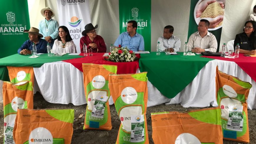 36 asociaciones productivas de 10  cantones reciben semillas de maíz