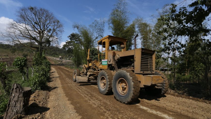 Obras viales impulsan el desarrollo de San Vicente